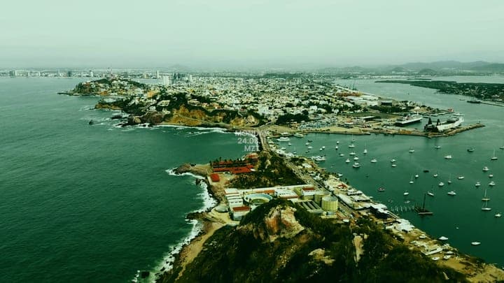 Mazatlán from above